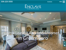 Tablet Screenshot of enclaveatdrp.com